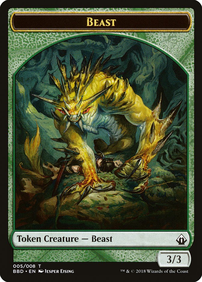 Beast Token [Battlebond Tokens] | Gamers Paradise