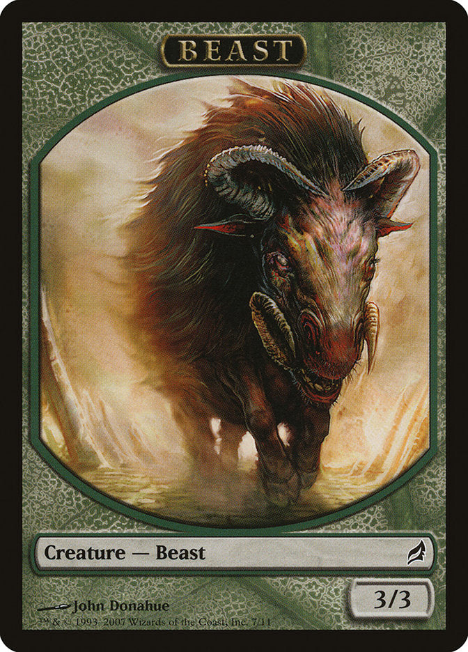 Beast Token [Lorwyn Tokens] | Gamers Paradise