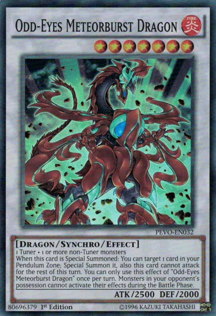 Odd-Eyes Meteorburst Dragon [PEVO-EN032] Super Rare | Gamers Paradise