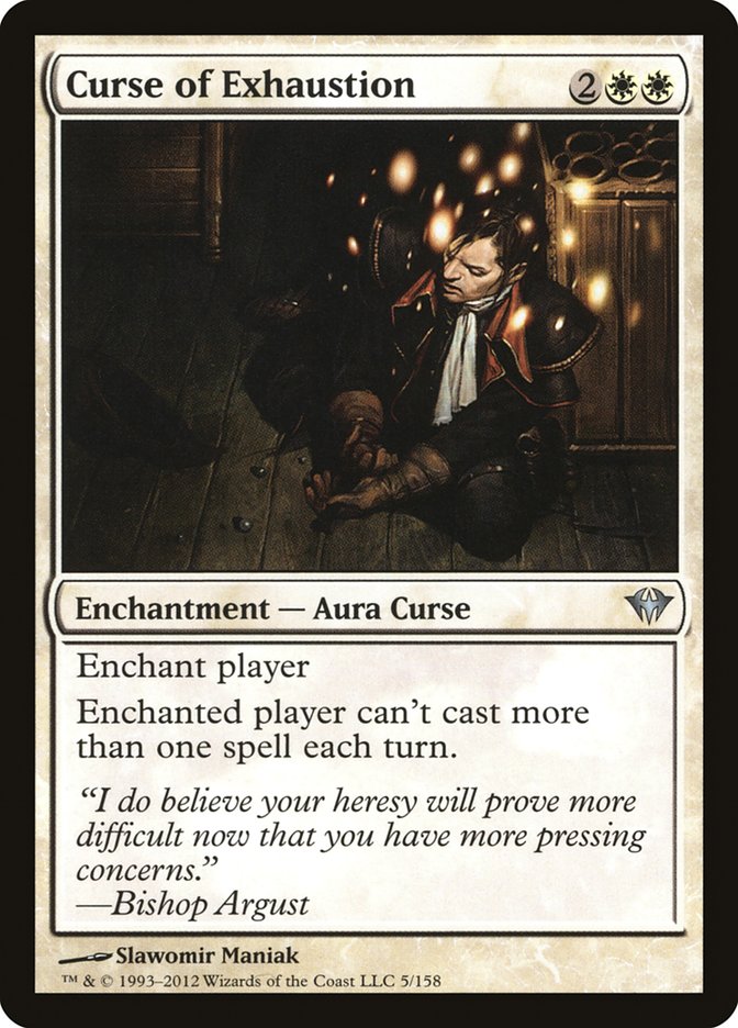 Curse of Exhaustion [Dark Ascension] | Gamers Paradise