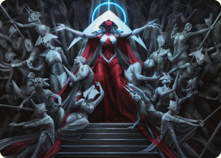 Elesh Norn, Mother of Machines Art Card [Phyrexia: All Will Be One Art Series] | Gamers Paradise