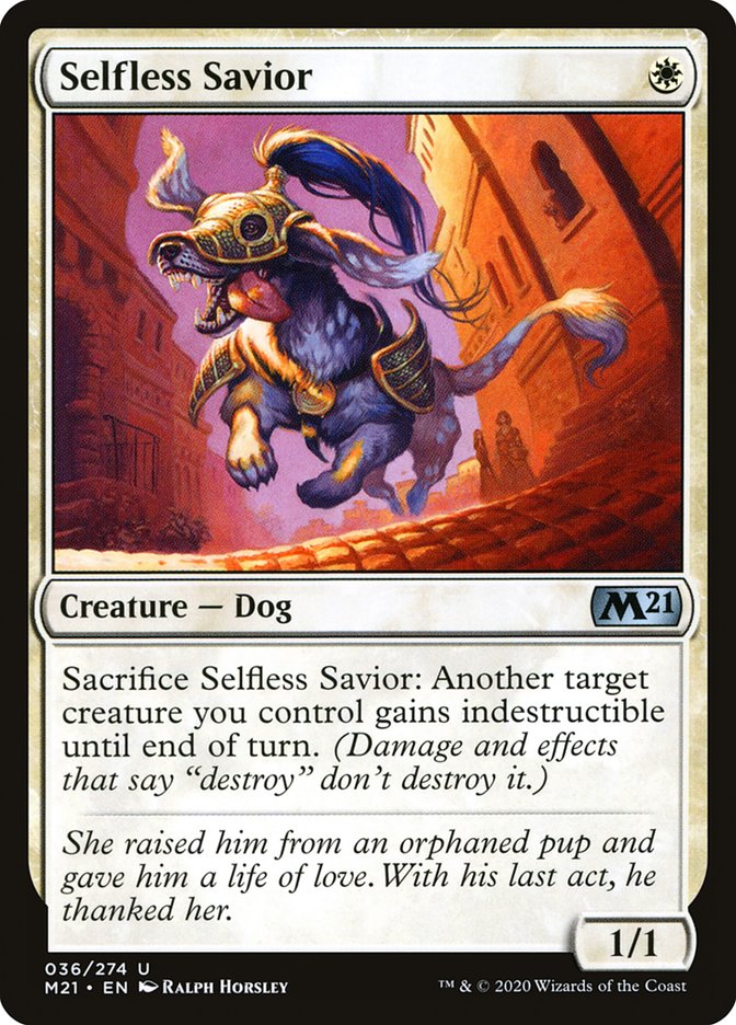 Selfless Savior [Core Set 2021] | Gamers Paradise