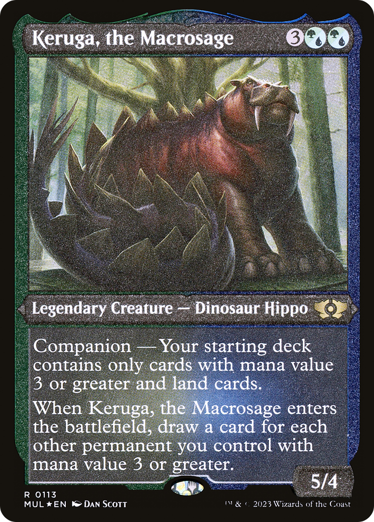 Keruga, the Macrosage (Foil Etched) [Multiverse Legends] | Gamers Paradise