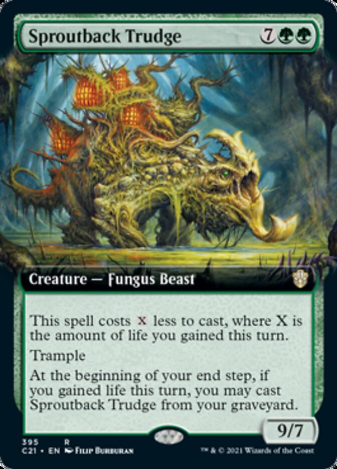 Sproutback Trudge (Extended Art) [Commander 2021] | Gamers Paradise