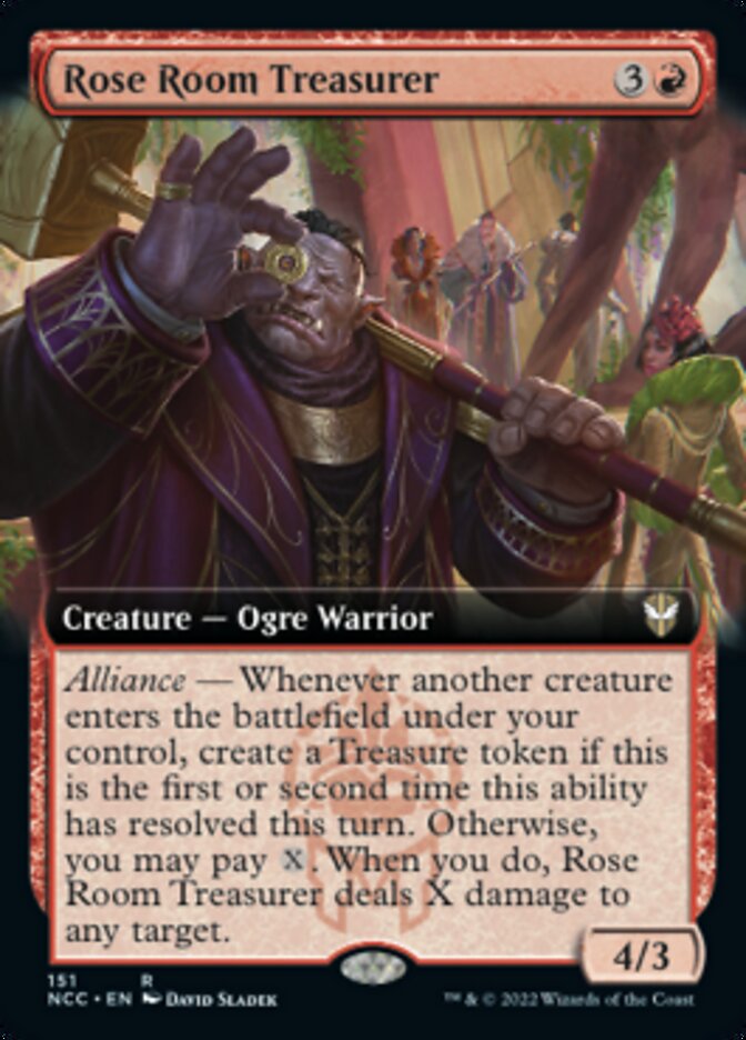 Rose Room Treasurer (Extended Art) [Streets of New Capenna Commander] | Gamers Paradise