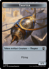 Aetherborn // Thopter Double-Sided Token [Modern Horizons 3 Commander Tokens] | Gamers Paradise
