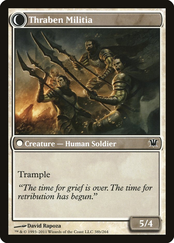 Thraben Sentry // Thraben Militia [Innistrad] | Gamers Paradise