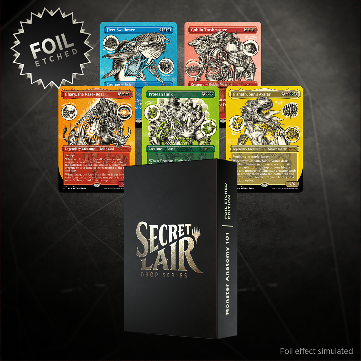 Secret Lair: Drop Series - Monster Anatomy 101 (Foil Etched Edition) | Gamers Paradise