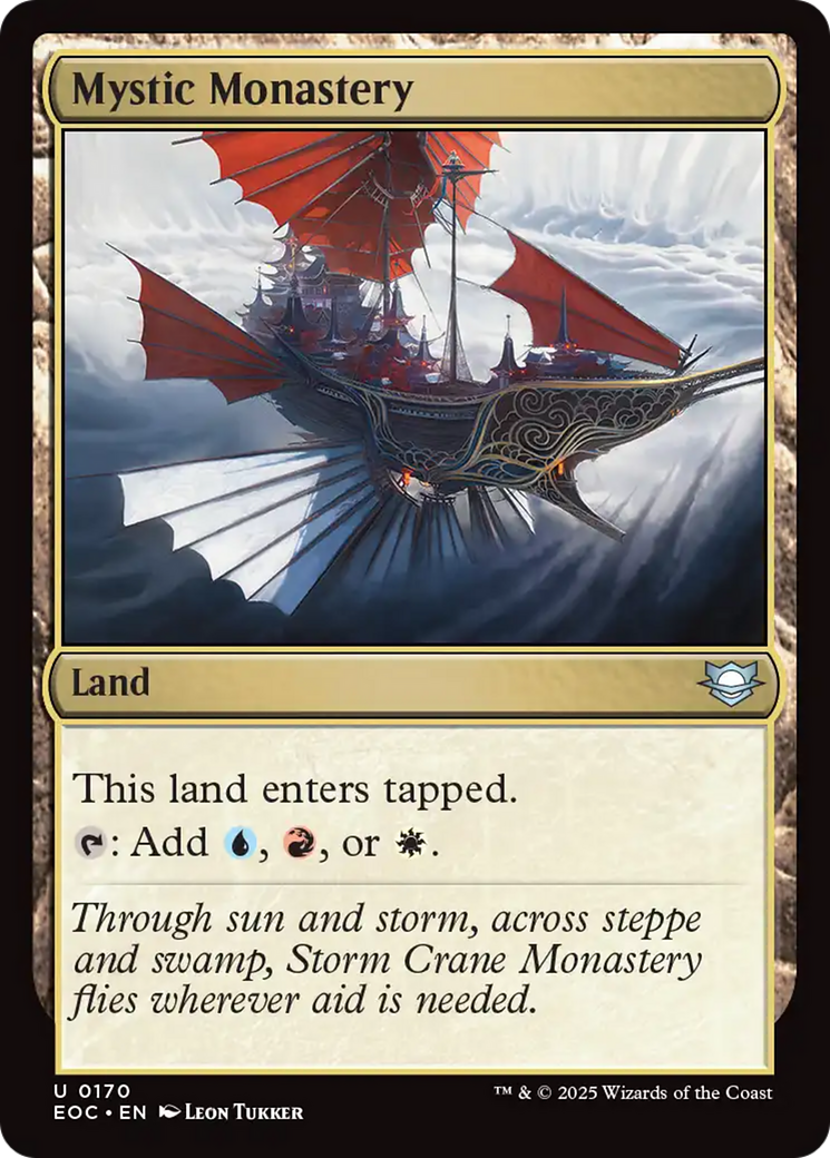 Mystic Monastery [Edge of Eternities Commander] | Gamers Paradise