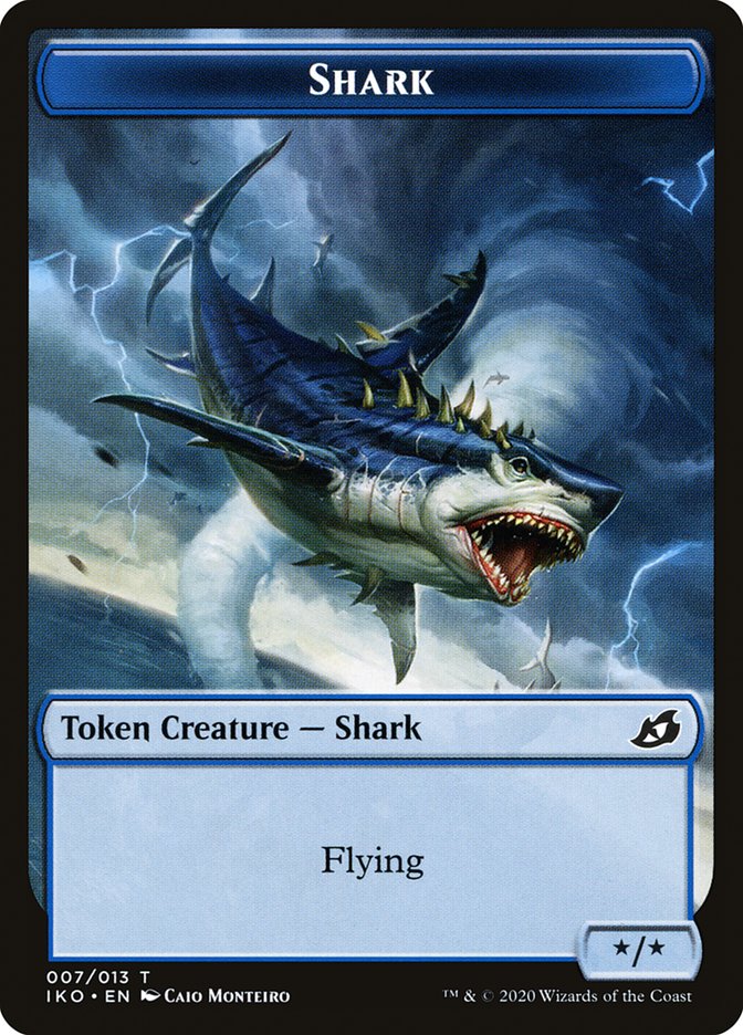 Shark Token [Ikoria: Lair of Behemoths Tokens] | Gamers Paradise