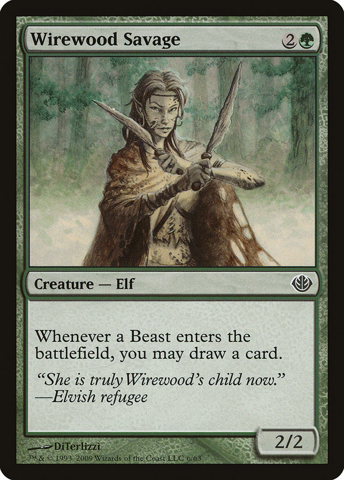 Wirewood Savage [Duel Decks: Garruk vs. Liliana] | Gamers Paradise