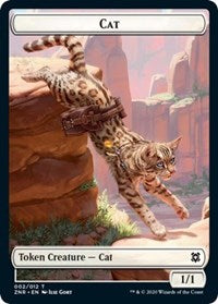 Cat // Insect Double-Sided Token [Zendikar Rising Tokens] | Gamers Paradise