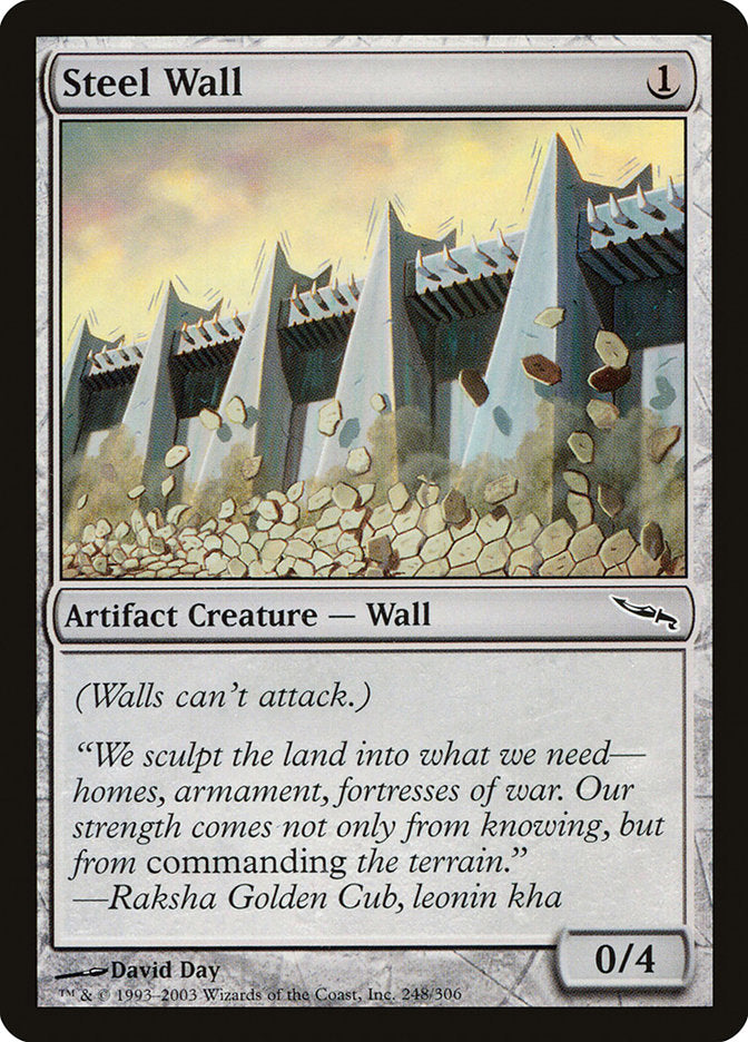 Steel Wall [Mirrodin] | Gamers Paradise