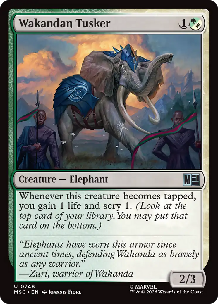 Wakandan Tusker [Marvel Super Heroes Commander] | Gamers Paradise