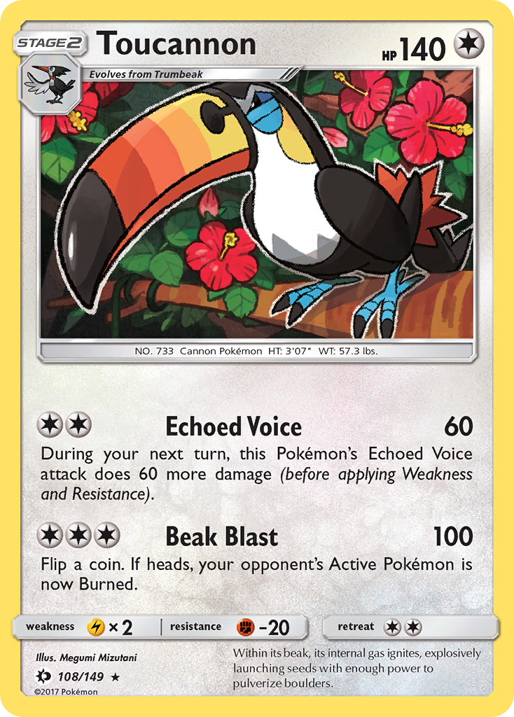 Toucannon (108/149) [Sun & Moon: Base Set] | Gamers Paradise