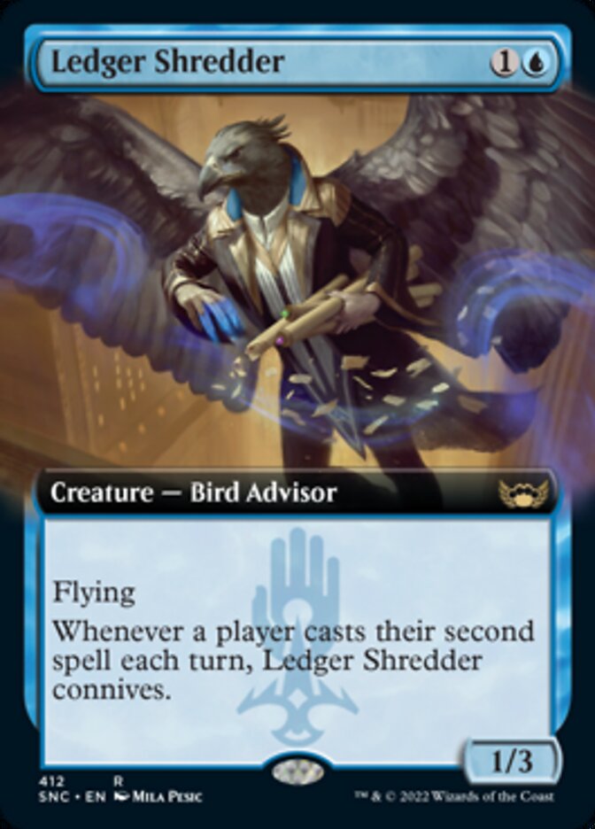 Ledger Shredder (Extended Art) [Streets of New Capenna] | Gamers Paradise