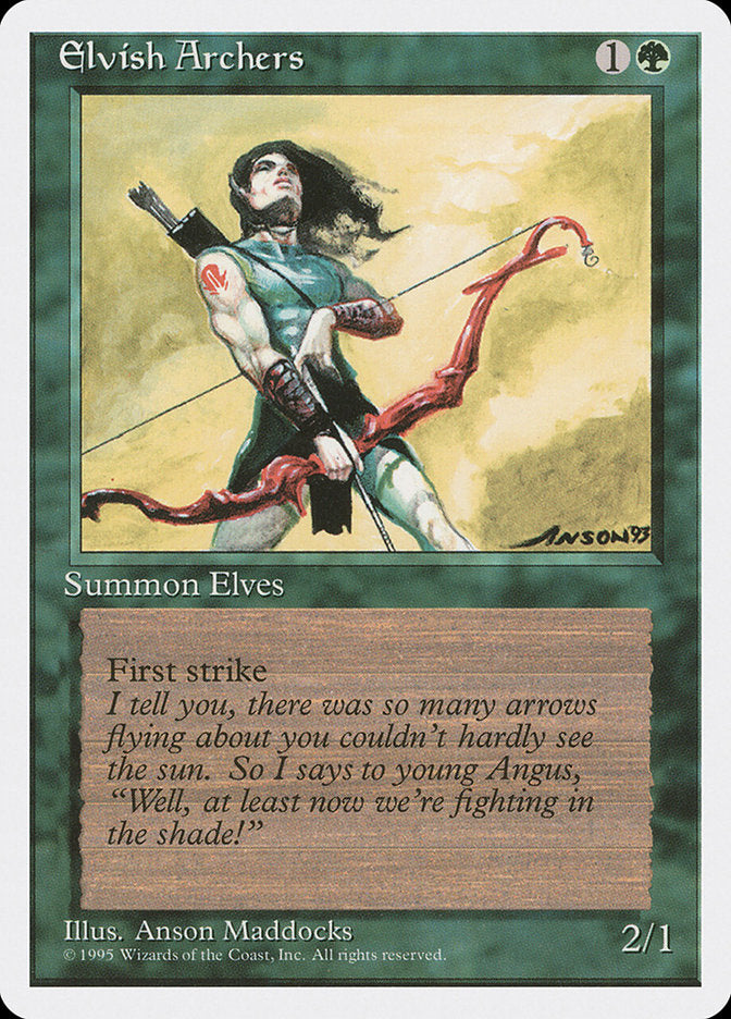 Elvish Archers [Fourth Edition] | Gamers Paradise