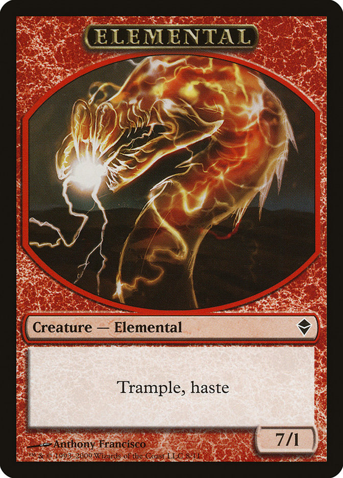 Elemental Token [Zendikar Tokens] | Gamers Paradise