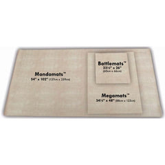 BATTLEMAT - REVERSIBLE: 1 INCH SQUARES AND HEXES, 23 1/2 X 26 INCHES | Gamers Paradise