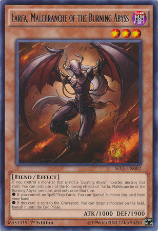 Farfa, Malebranche of the Burning Abyss [SECE-EN082] Rare | Gamers Paradise