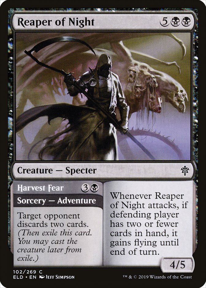 Reaper of Night // Harvest Fear [Throne of Eldraine] | Gamers Paradise