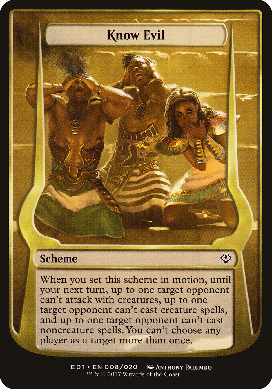 Know Evil (Schemes) [Archenemy: Nicol Bolas Schemes] | Gamers Paradise