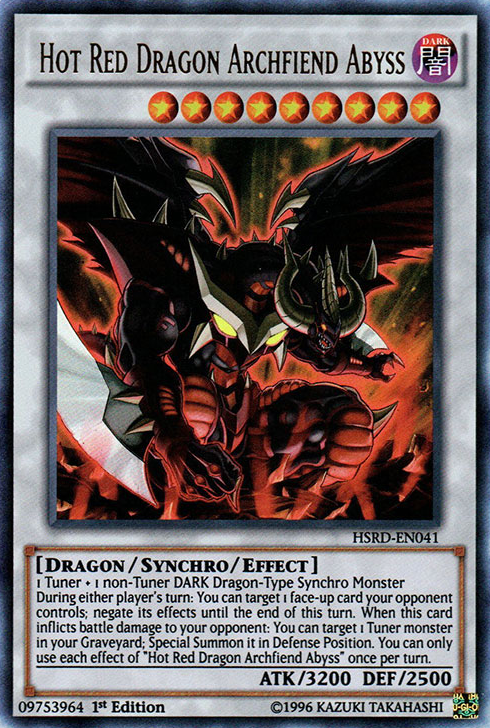 Hot Red Dragon Archfiend Abyss [HSRD-EN041] Ultra Rare | Gamers Paradise