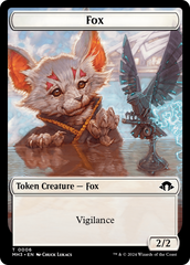 Phyrexian Germ // Fox Double-Sided Token [Modern Horizons 3 Tokens] | Gamers Paradise