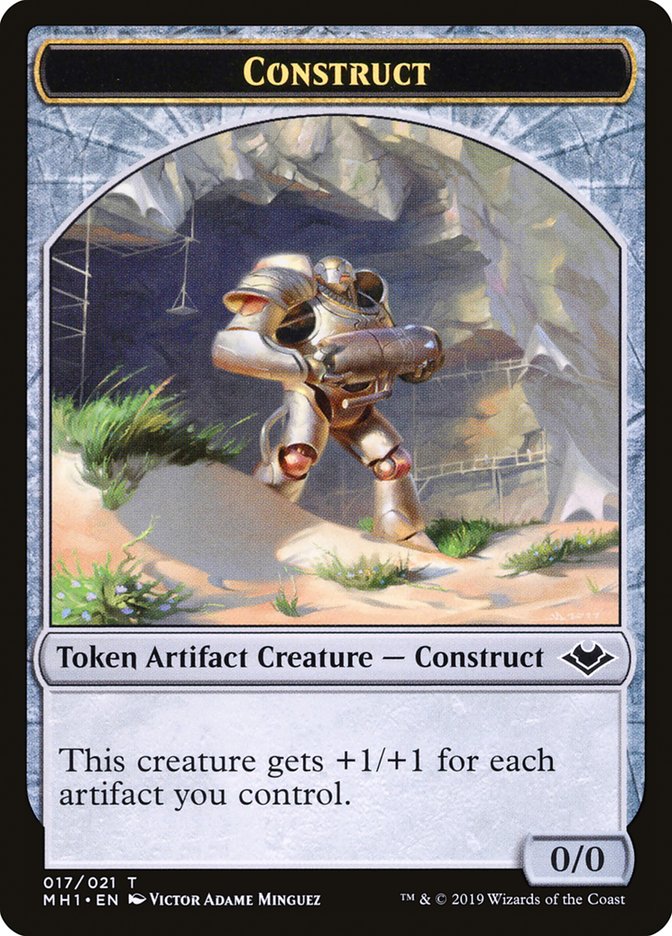 Soldier (004) // Construct (017) Double-Sided Token [Modern Horizons Tokens] | Gamers Paradise