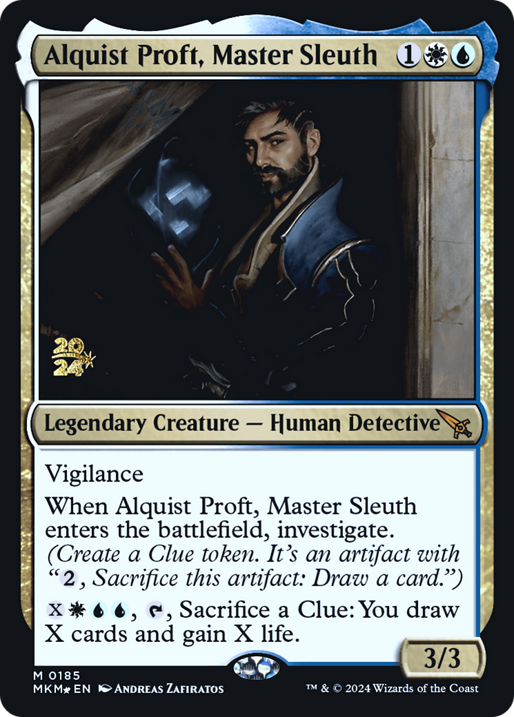 Alquist Proft, Master Sleuth [Murders at Karlov Manor Prerelease Promos] | Gamers Paradise