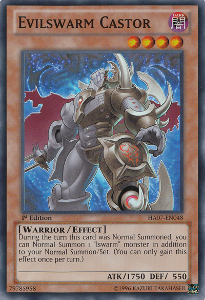 Evilswarm Castor [HA07-EN048] Super Rare | Gamers Paradise