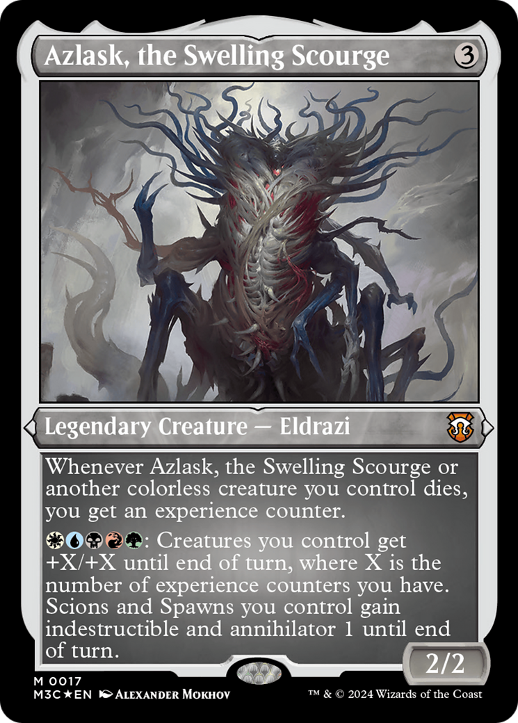 Azlask, the Swelling Scourge (Foil Etched) [Modern Horizons 3 Commander] | Gamers Paradise