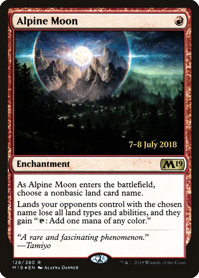 Alpine Moon [Core Set 2019 Prerelease Promos] | Gamers Paradise