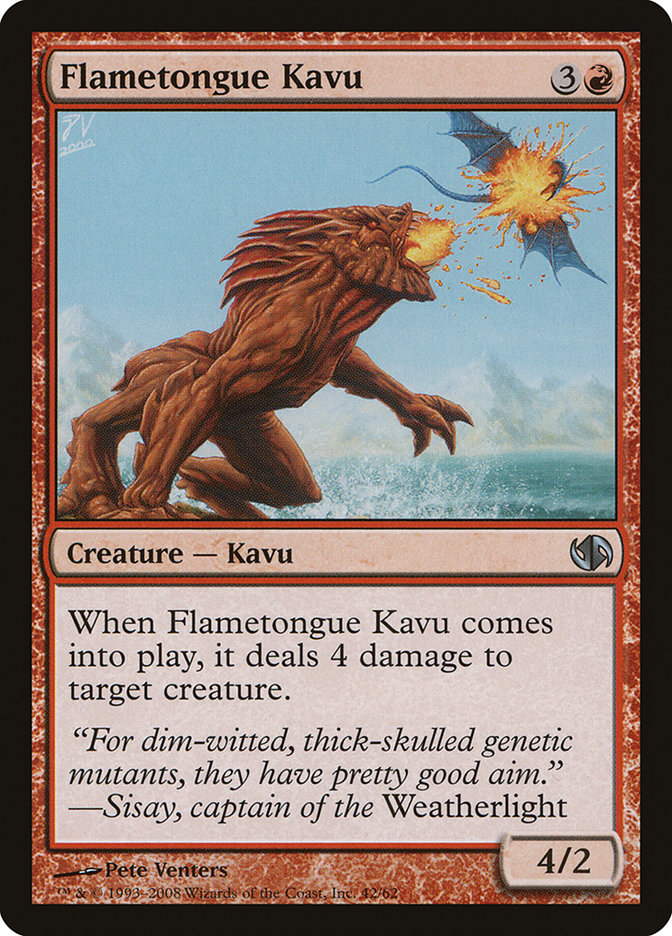 Flametongue Kavu [Duel Decks: Jace vs. Chandra] | Gamers Paradise