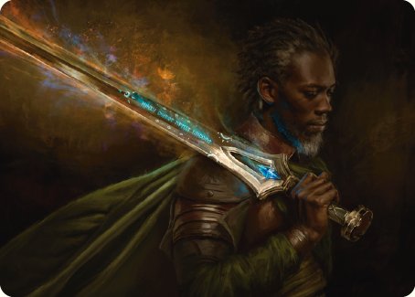 Anduril, Flame of the West Art Card [The Lord of the Rings: Tales of Middle-earth Art Series] | Gamers Paradise