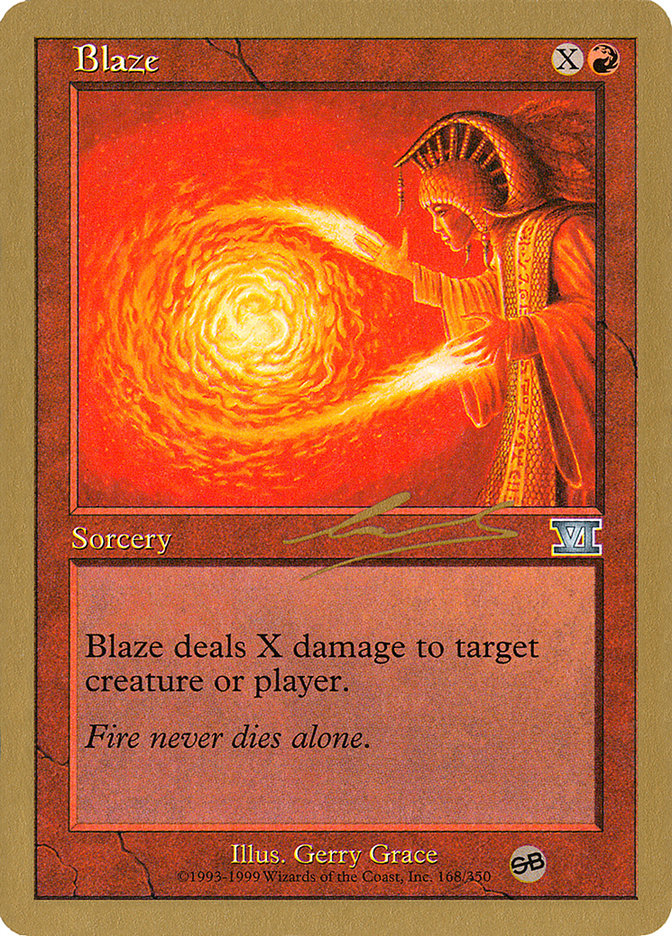 Blaze (Nicolas Labarre) [World Championship Decks 2000] | Gamers Paradise