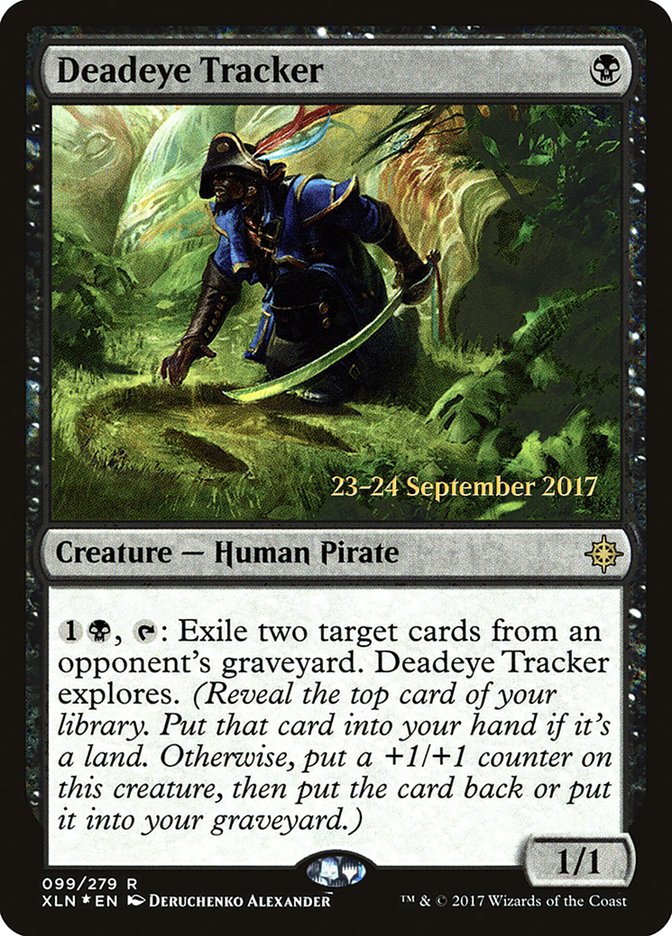 Deadeye Tracker [Ixalan Prerelease Promos] | Gamers Paradise