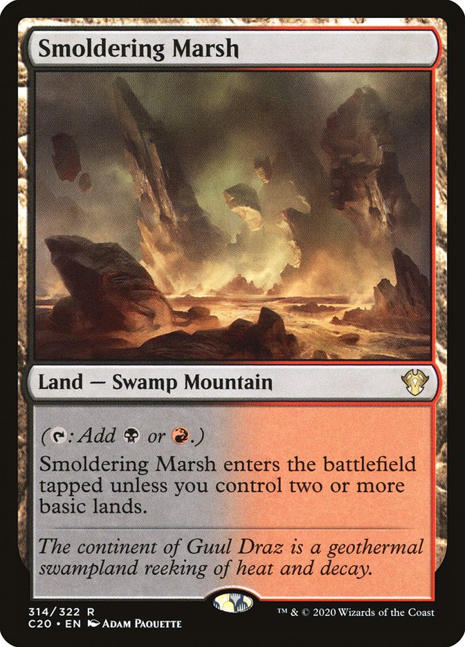 Smoldering Marsh [Commander 2020] | Gamers Paradise