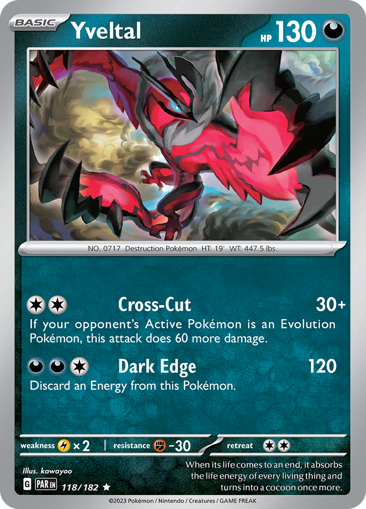 Yveltal (118/182) [Scarlet & Violet: Paradox Rift] | Gamers Paradise