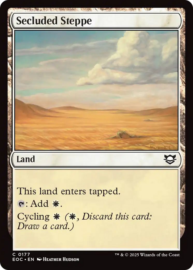Secluded Steppe [Edge of Eternities Commander] | Gamers Paradise