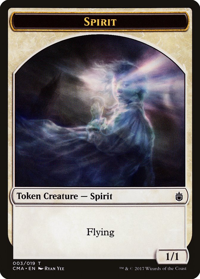 Spirit Token [Commander Anthology Tokens] | Gamers Paradise