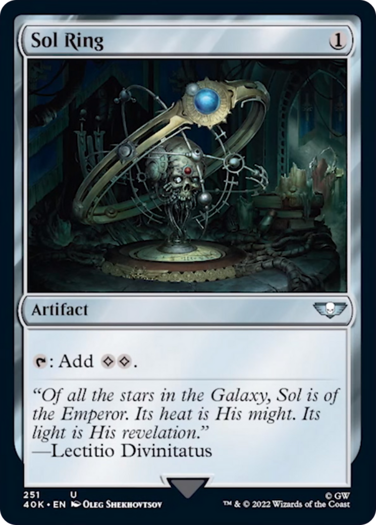 Sol Ring (251) (Surge Foil) [Warhammer 40,000] | Gamers Paradise