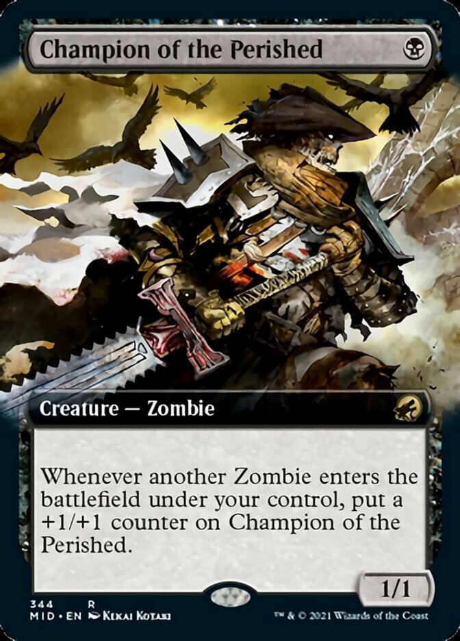 Champion of the Perished (Extended Art) [Innistrad: Midnight Hunt] | Gamers Paradise