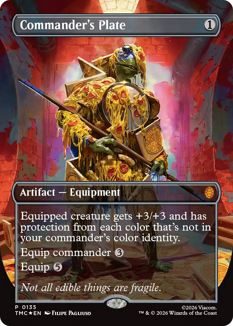 Commander's Plate (Borderless) [Teenage Mutant Ninja Turtles Commander] | Gamers Paradise