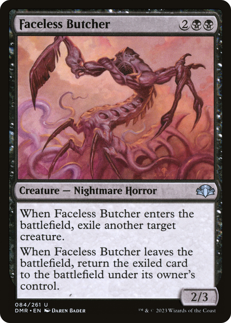 Faceless Butcher [Dominaria Remastered] | Gamers Paradise