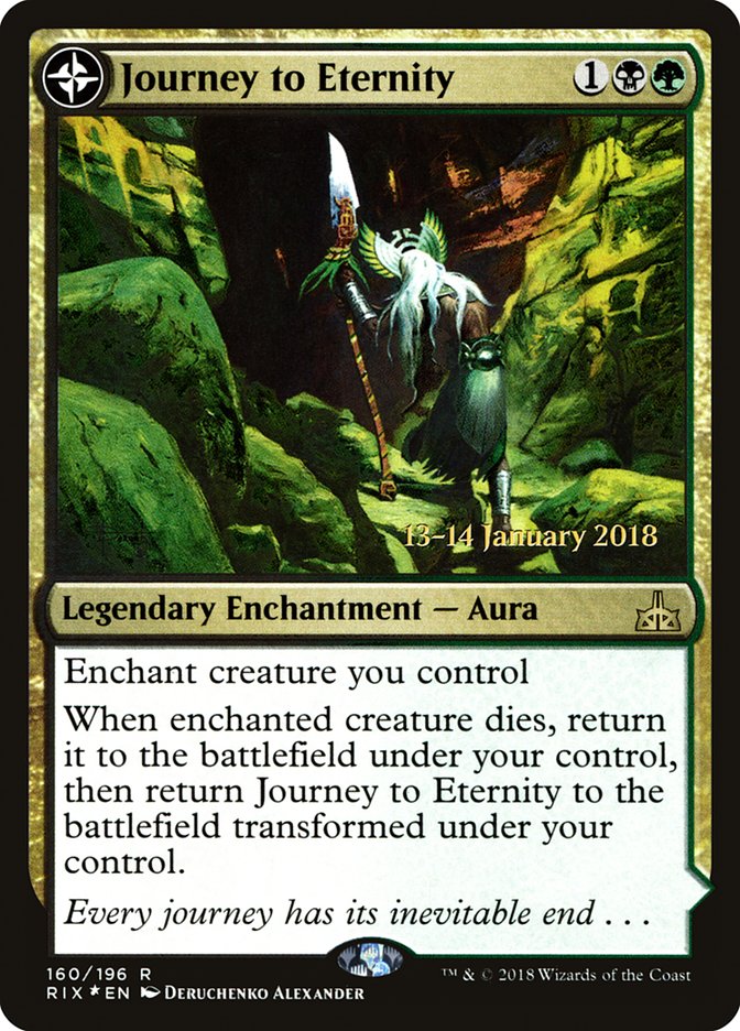 Journey to Eternity // Atzal, Cave of Eternity [Rivals of Ixalan Prerelease Promos] | Gamers Paradise