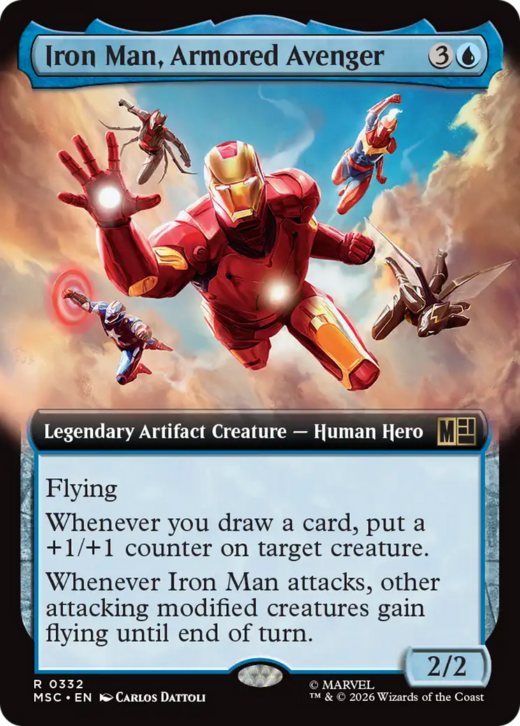 Iron Man, Armored Avenger (Extended Art) [Marvel Super Heroes Commander] | Gamers Paradise