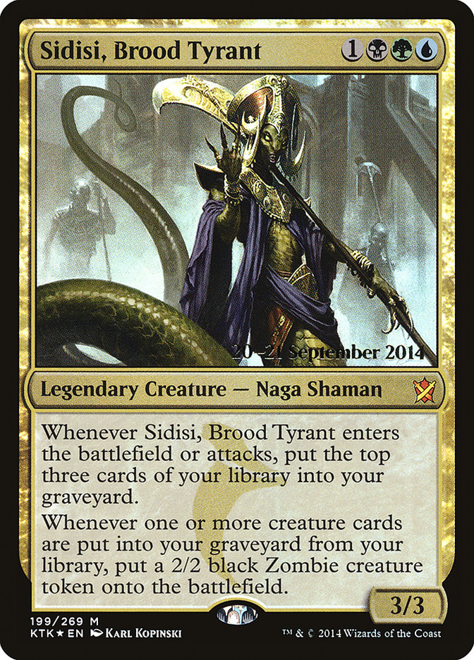 Sidisi, Brood Tyrant [Khans of Tarkir Prerelease Promos] | Gamers Paradise