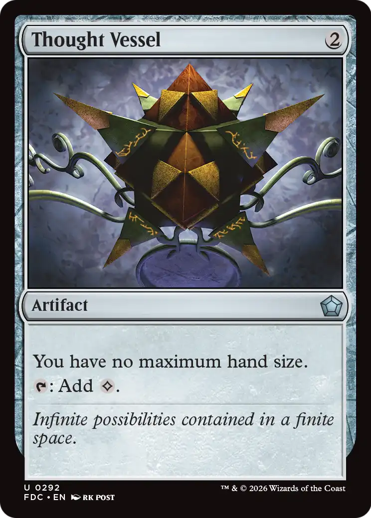 Thought Vessel [Foundations Commander] | Gamers Paradise