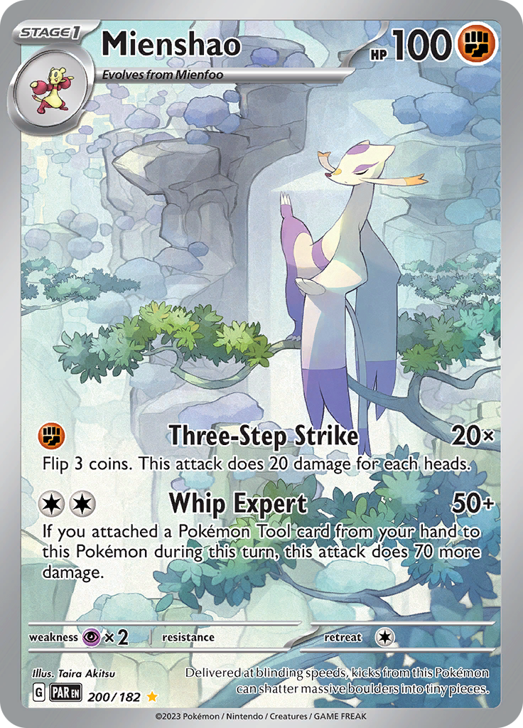 Mienshao (200/182) [Scarlet & Violet: Paradox Rift] | Gamers Paradise